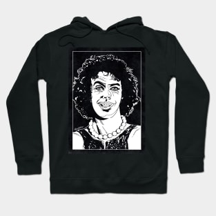 FRANK-N-FURTER - The Rocky Horror Picture Show (Black and White) Hoodie